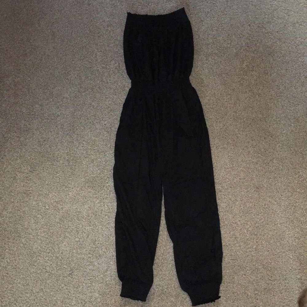 Black one piece romper